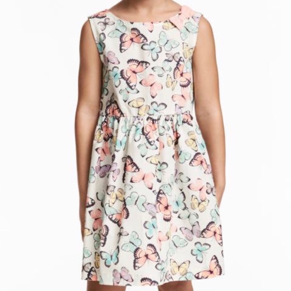 H&M Girls Butterfly Dress
